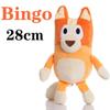 Cartoon Blueyed Bingo Stuffed Animals Dog Anime Plush Toy Action Lucky Dolls Plushie Chilli Mackenzie Children Soft Gift