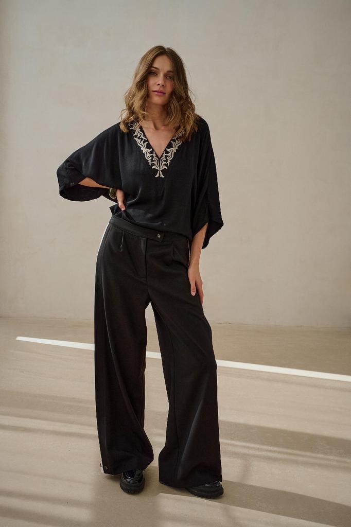 Izabell Black Women's Blouse 36/38