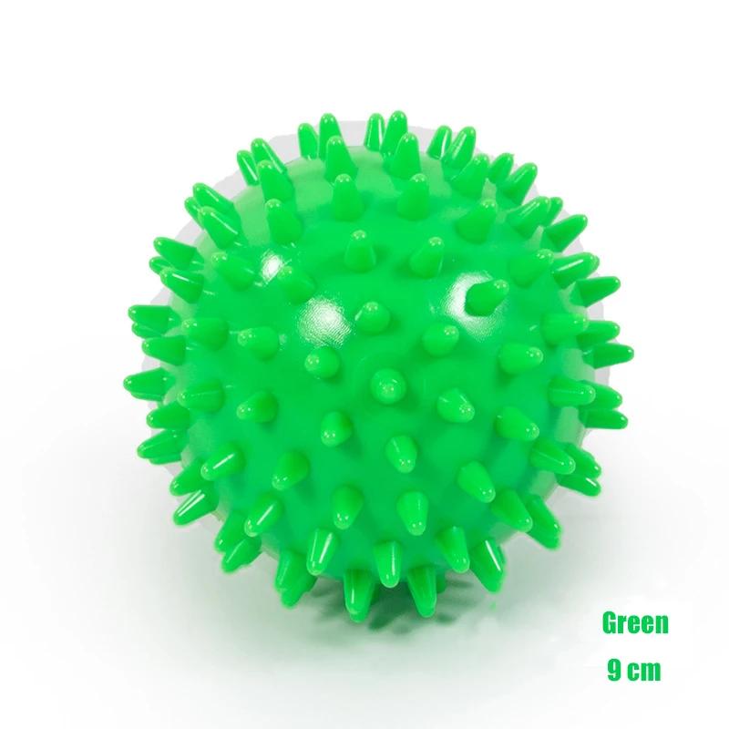 PVC Spiky Massage Ball Durable Sport Fitness Foot Pain Relief Plantar Fasciitis 9cm Yoga Massage Ball