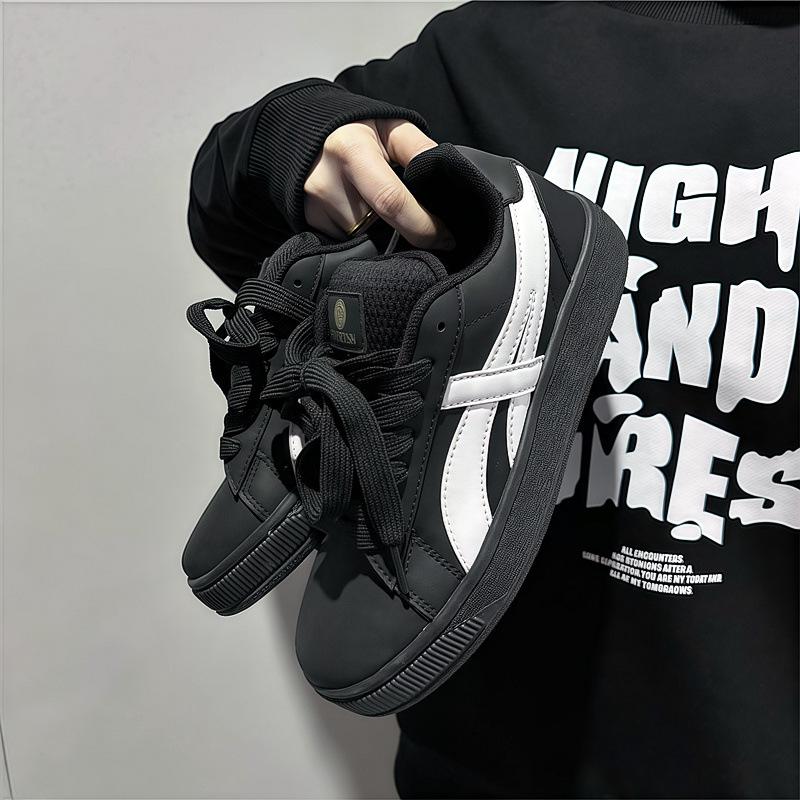 

Hong Kong Style Retro Black Canvas Sports Shoes - Unisex, 2025 Autumn Collection 42