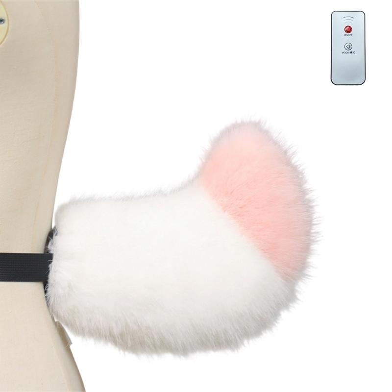 Voice Activated Lamb Tail Soft Plush Sound Responsive Role Play Props For Kids adults Parties Costumes Educational Operations