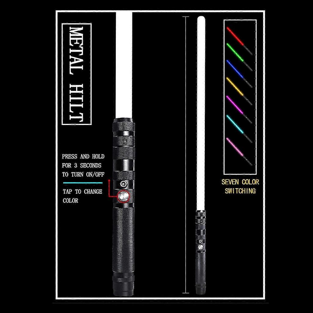 Light saber Heavy Dueling Laser Sword Metal Handle Swing Combat FOC Cosplay Gift Kids Luminous Toys laser Sword