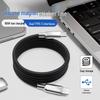 100W Fast-Charging Magnetic Type-C Cable with Storage, Compatible for iPhone 17, Android, Huawei.