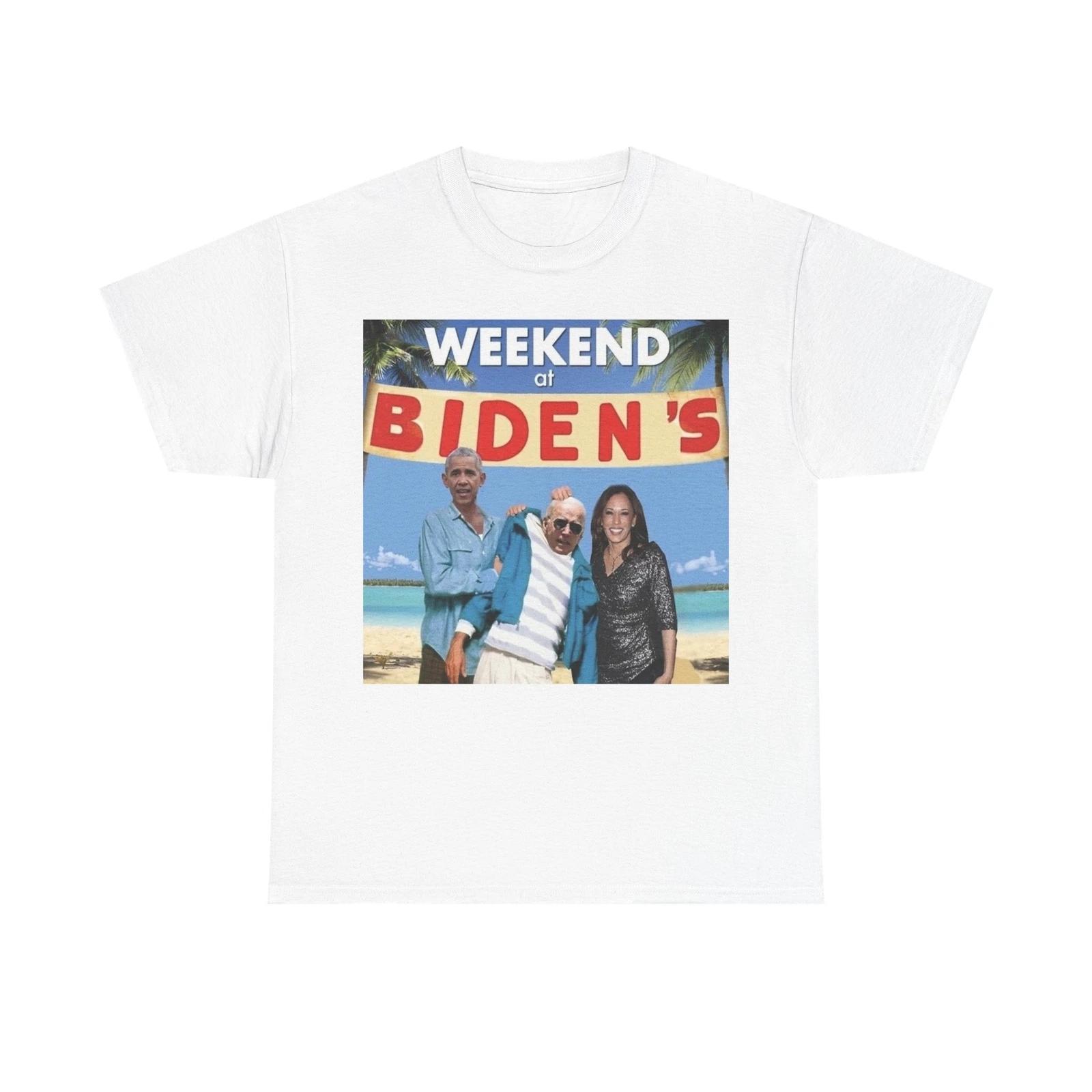 Men s and Women s T-shirts Weekend At Bidens XL