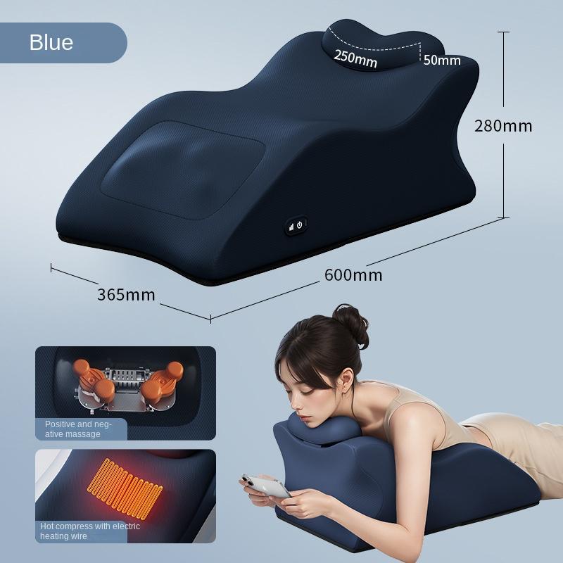 Electric Bed Pillow For Sleeping Kneading Cervical Neck Shoulders Waist And Abdomen Infrared Light Heating Massage Pillows