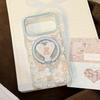 Cute Bear Magnetic Heart-Shaped Phone Case for iPhone 16, iPhone 17, and iPhone 17 Pro Max