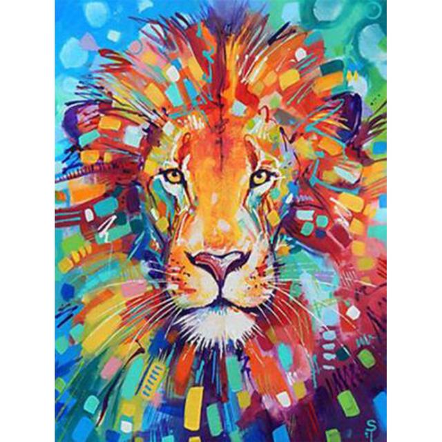 Pictură cu Diamante 5D DIY cu Strasuri cu Burghiu Rotund Complet Animal Kituri de Cusătură în Cruce Decor Acasă Cadou Special Artă de Perete Făcută Manual