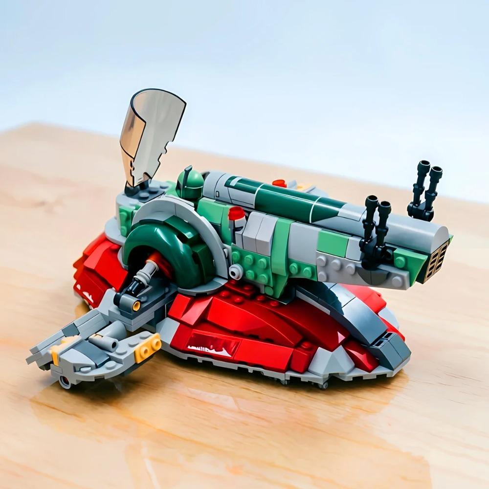 Spaceship Military Aircraft Toys Galaxy-Star-Ships-Space Bricks Fighter MOC-Starfighters Model Building Blocks Gifts Boys Set