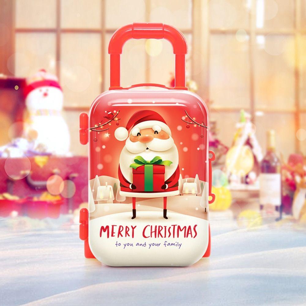 Claus Plastic Dollhouse Decoration Pendant Toys Trunk Doll Handbag Jewellery Box Suitcase Luggage