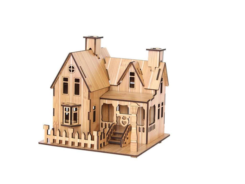 Seaview Villa Orchid Pavilion 3D Jigsaw Puzzle Cabin Model Educational Toy