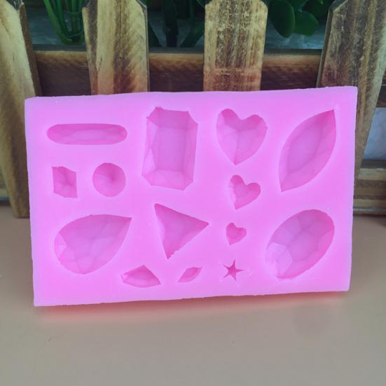 

Прекрасный торт, экологически чистая форма, многоразовая форма драгоценного камня