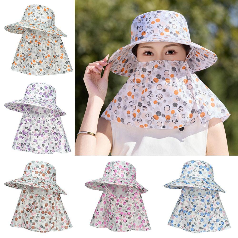 Breathable Fisherman Hat UV Protection Sun Protection Hat Fashion Wide Brim Hat  Summer Outdoor