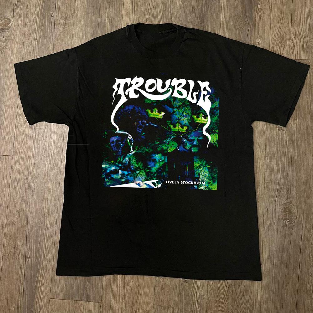 Trouble Band Live In Stockholm Tshirt All Size Unisex Unisex S