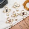 New Arrival Rhinestone Cross Brooch Pins for Women Fashion Accessory Perfect for Sweaters Cardigan Badge Jewelry Gifts