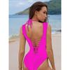 Sexy lingerie halter bikini suspenders sexy seduction fishnet three-point onesie