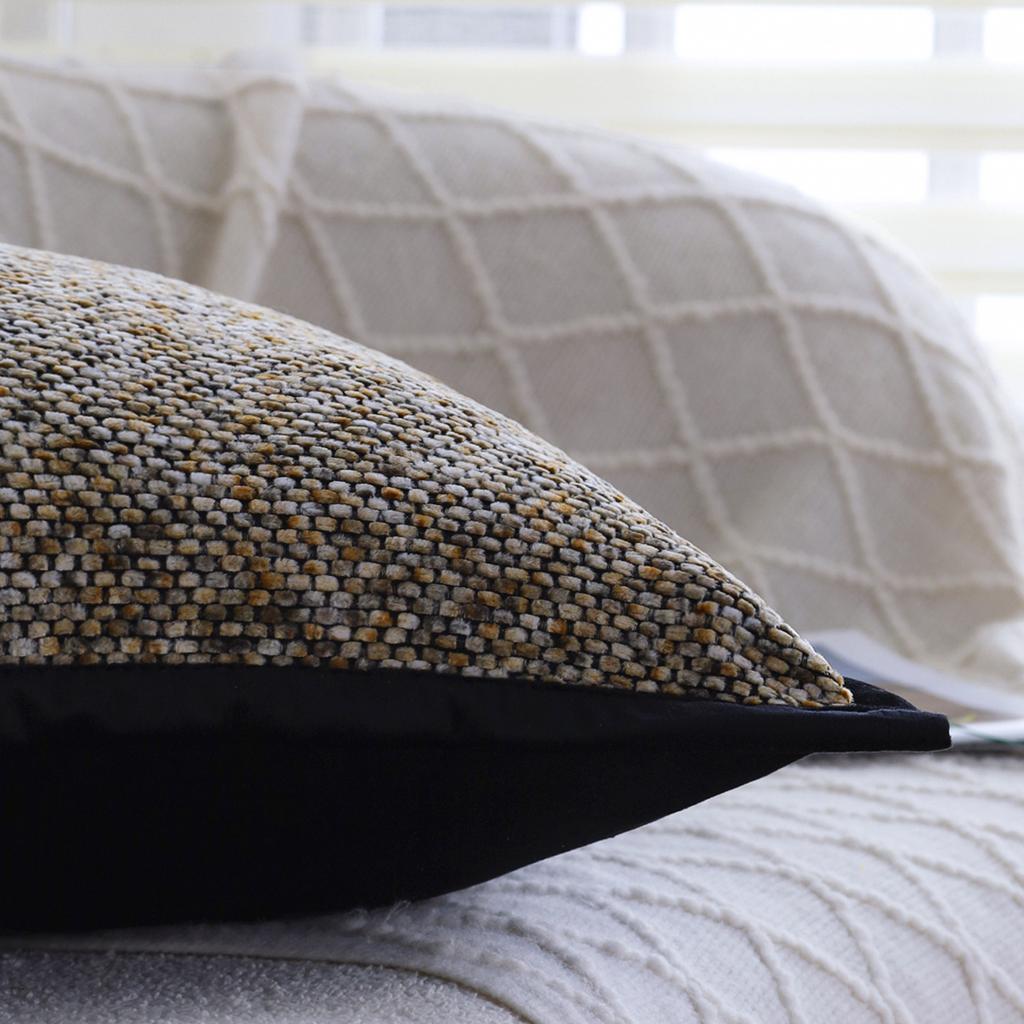 Light Luxury French Floral Pillow Sofa Living Room Middle-aged High-end Cushion Bed Pillow Car Cushion Cover with Core