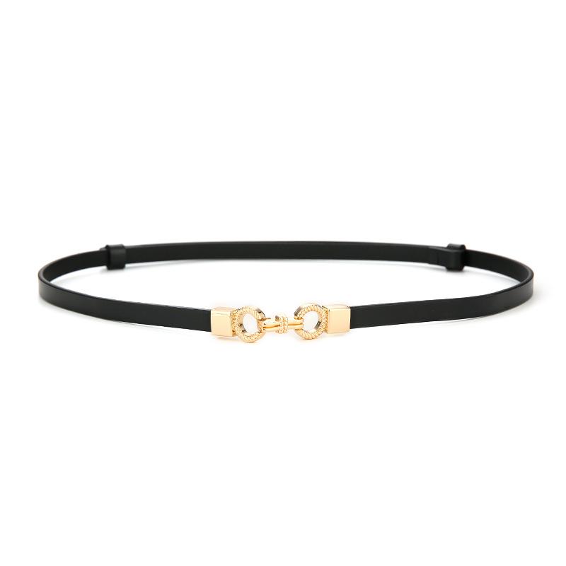 Women's Stylish Thin Leather Belt for Skirts, Dresses, and Coats