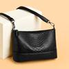 New women's bag leather small square bag camera bag first layer cowhide women's shoulder bag versatile messenger bag