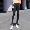 High-Waisted Plus-Size Slim Fit Light Denim Women's Pencil Pants - 2021 Spring/Autumn Collection