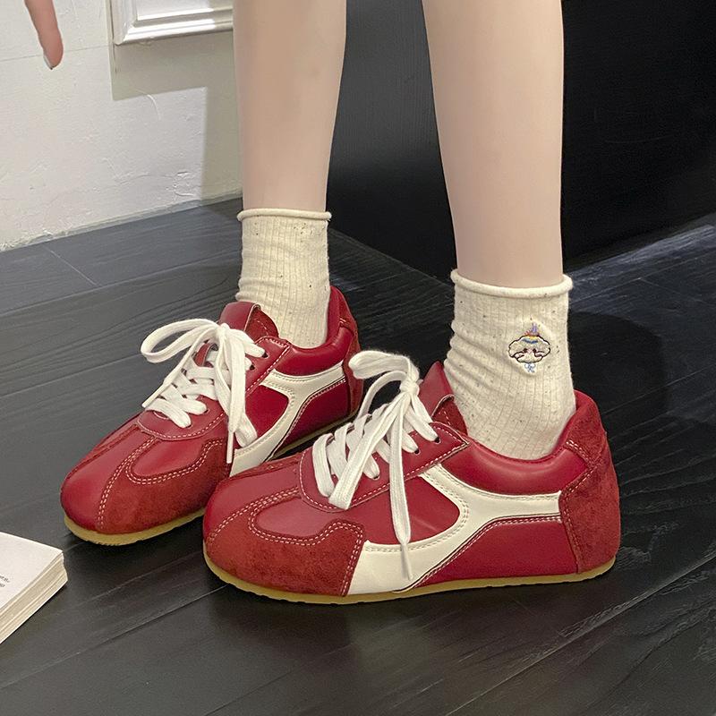 Forrest Gump Shoes Women's 2025 New Autumn Fashion Versatile Casual Shoes Platform Heightening Sports Shoes Mesh Single Shoes