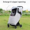 Baby Kinderwagen Abdeckung Baby Kinderwagen Regenschutz Atmungsaktive Winddichte Schutzhülle Universal Staubdicht Wetterschutz