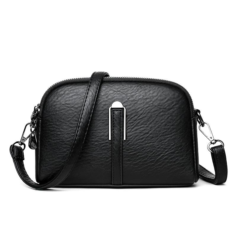 Single shoulder small square bag women's lightweight fashion versatile messenger bag leisure travel simple mother bag