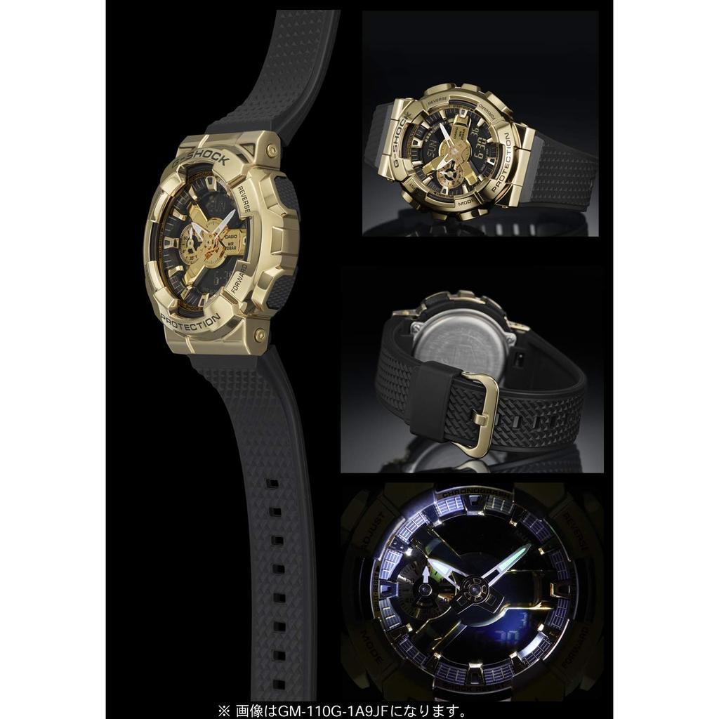 Casio Men's G-Shock Metal Covered Watch GM-110-1AJF [Official Domestic Product]