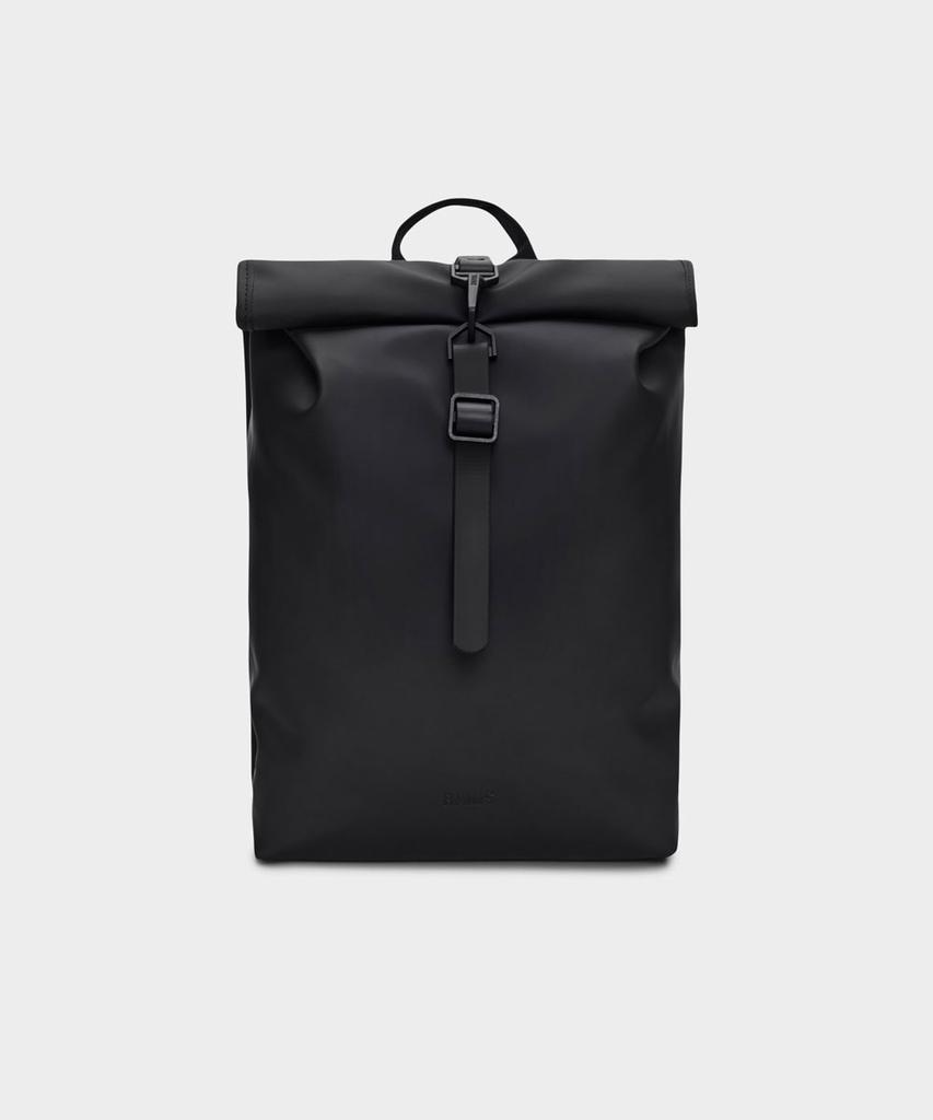 Rains Roll-Top Rucksack Mini - Black