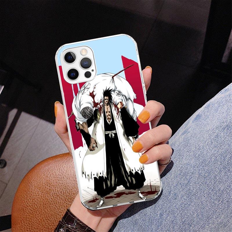 Bleach Zaraki Kenpachi Phone Case For iPhone 17 Air 16 Pro Max 16E 15 + 14 Plus 11 12 13 Mini 7 8 SE Gift Print Cover Fundas 17