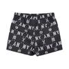 MLB New York Yankees All Over Print Casual Shorts Women Shorts Black 3FSMM0123-50BKS