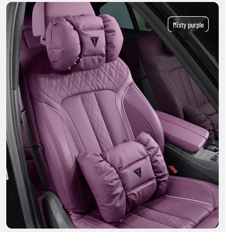 Changan Deep Blue S05 Headrest & Lumbar Support Pillow - Orange