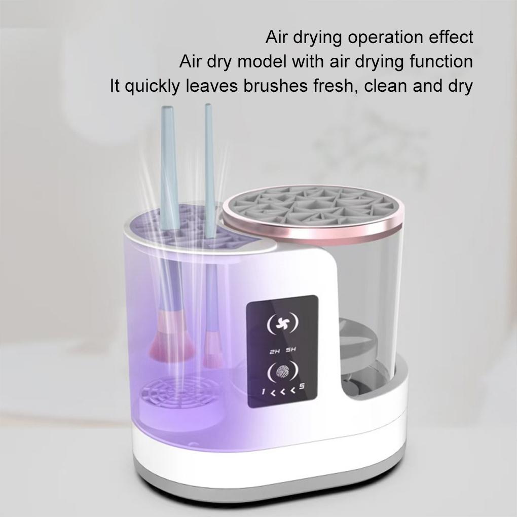 Electric Makeup Brush Cleaner Machine With Drying Function Cleaning Tool Automatic Brushes