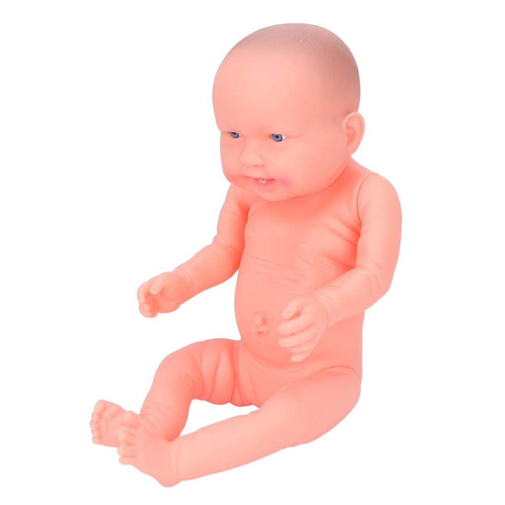 Weiche Babypuppe Baby Mädchen Anatomisch korrekt Stilltraining Weit verbreitet Hohe Simulation Weichplastik Baby Mädchen Puppe