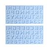 Alphabets Number Mold Crystal Epoxy Silicone Mold Keychain Multipurpose Mould