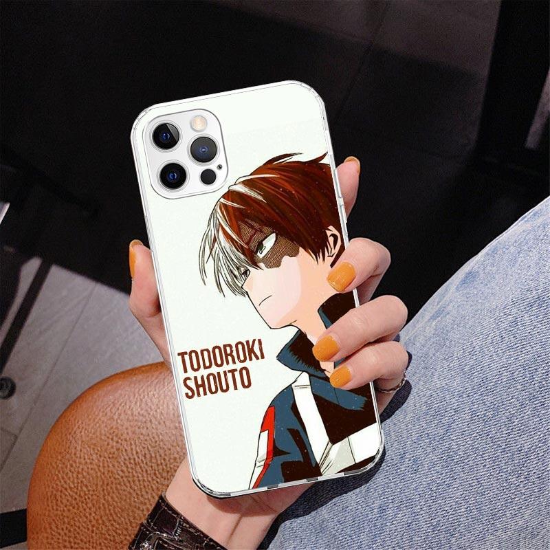 My Hero Todoroki Shoto Phone Case For iPhone 17 Air 16 Pro Max 16E 15 + 14 Plus 11 12 13 Mini 7 8 SE Gift Print Cover Fundas 17