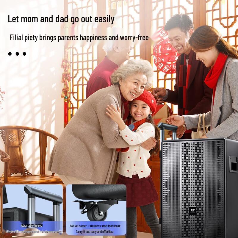 Soaiy K126 All-in-One Home KTV Speaker System CN plug (adapter included)