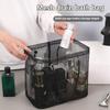 Large Capacity Cosmetic Bag Portable Travel Wash Handbag Bathroom Transparent Shower Makeup Pouch Unisex Toiletries Organizer