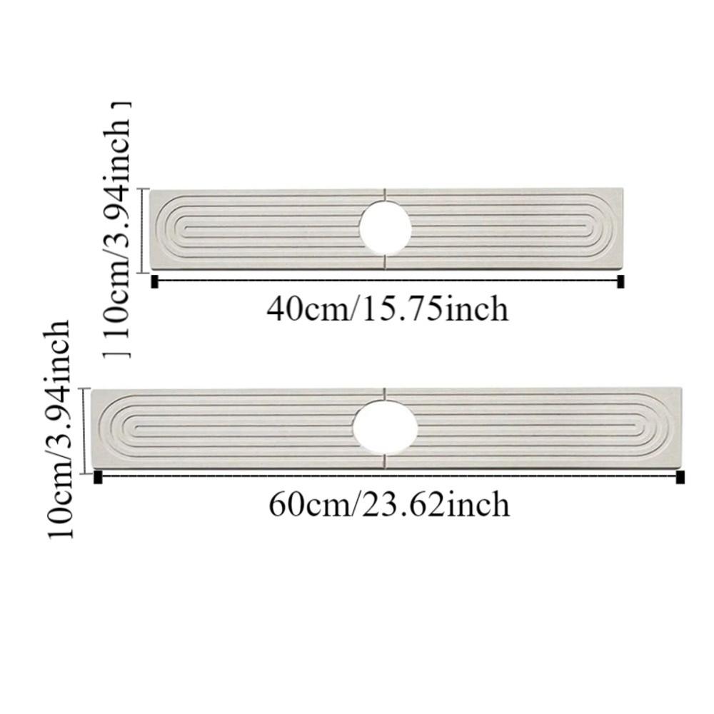 Moisture-proof Fast Drying Faucet Mat Super Absorbent Diatomite Stone Sink Tray  Bathroom Counter