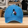 1pc New A Letter Rose Washed Baseball Cap Premium Allmatch Outdoor Accessory Unisex Dad Hat Fashionable Trendy Classic Print
