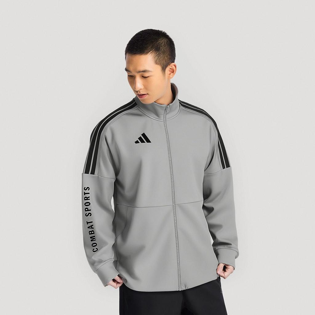 adidas Classic Versatile Retro Three Stripe Jacket Unisex Jacket Gray TR02NHJCS1-GYB