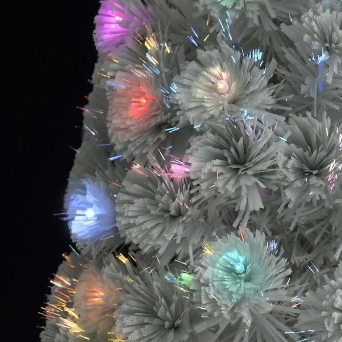 VidaXL Arbre de Noël Artificiel Pré-éclairé, Sapin de Noël avec LED, Décoration de Vacances, Ornement de Fête Intérieur 328453