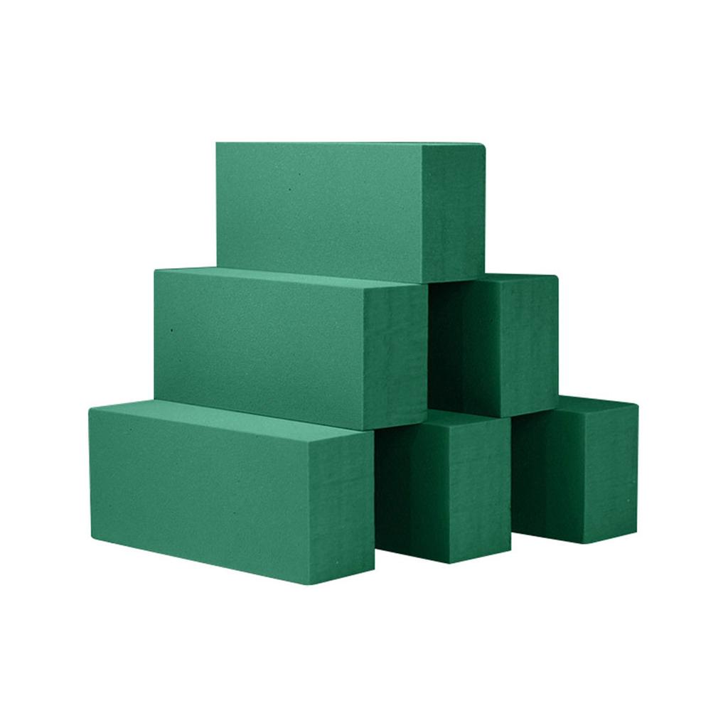 Blumenschaum Grün Quadratischer Schaum für Blumenarrangements Schaumblöcke DIY Blumenhalter Hochzeit Basteln Blumenarrangement Schaum Schlamm