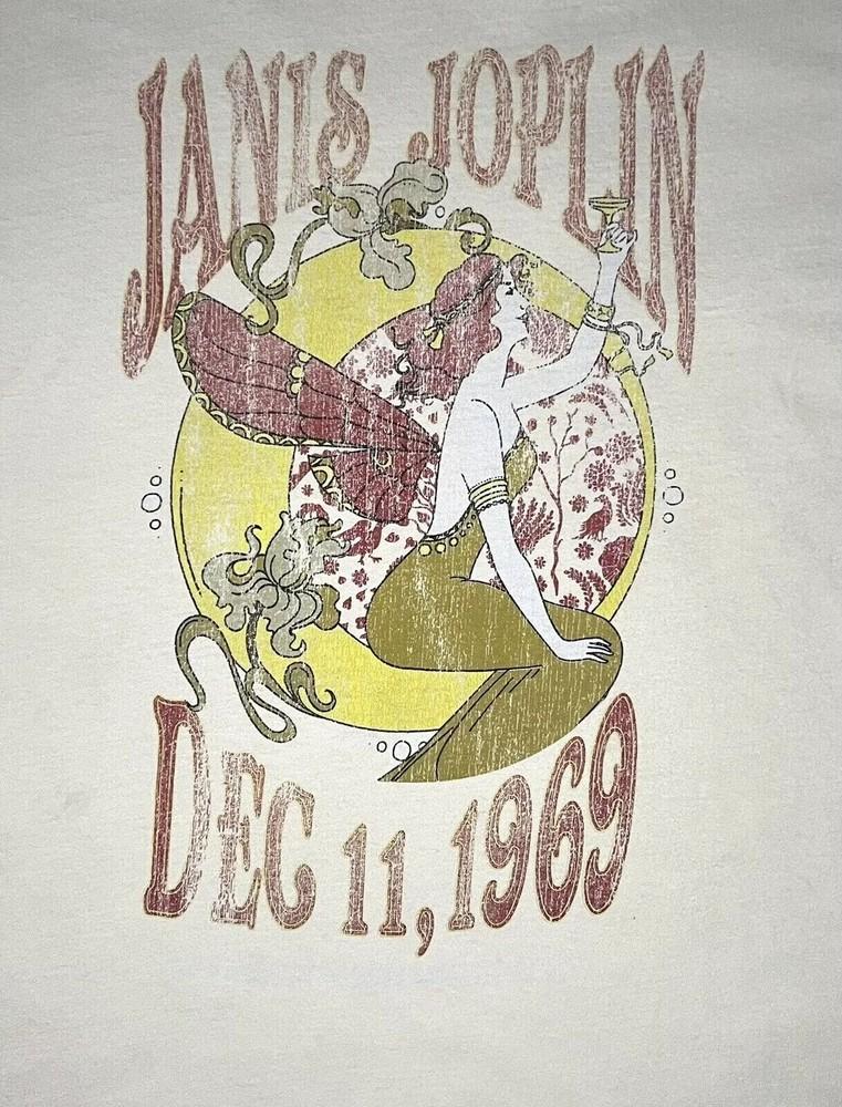 The Last Concert Dec 11, 1969 Janis Joplin short sleeve white shirt KV34400 Unisex T-Shirt XXXXL