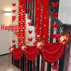 Bridal Stair Railing Decoration Set with Double Happiness Ornaments