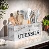 Utensil Holder Kitchen Wooden Organizer For Cutlery Terraces Kitchen ForUtensil Holder Chopsticks and Spoon Storage Box Only Box