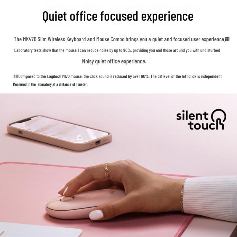 Logitech MK470 Slim Wireless Keyboard and Mouse Combo