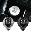 Car Emblem Engine One-key Start Gnition Switch Cover Decoration Sticker Accessories For Mazda Axela Demio Atenza CX5 CX3 CX7 2 3 Bv6