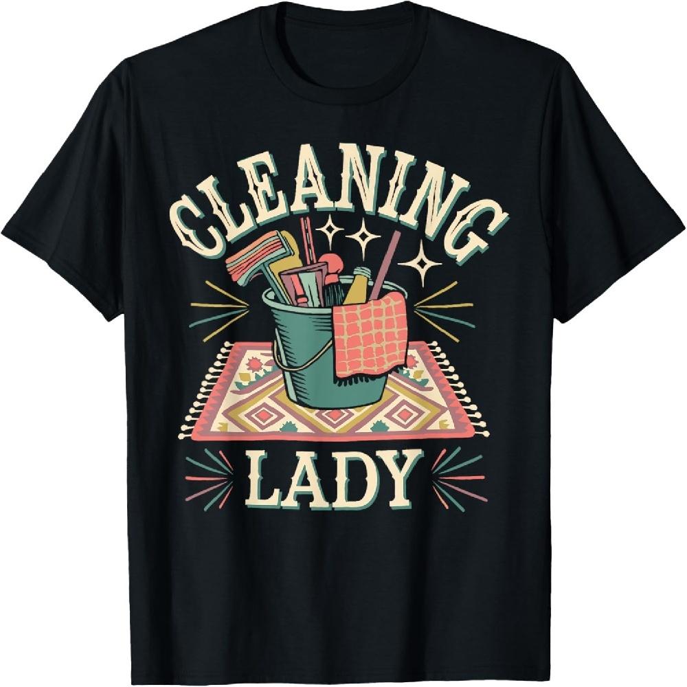 Cleaning Lady Housekeeper T-Shirt XXXXXL чёрный