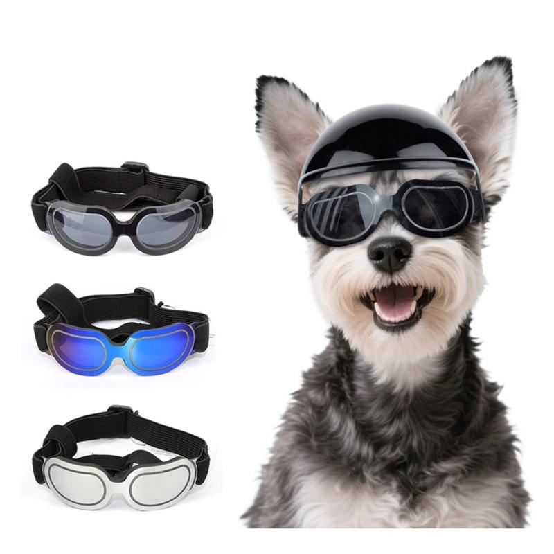 Dog Goggles Adjustable Pet Helmets Puppy Helmets Motorcycle Dog Sunglasses Dog Hat Dog Hat Safetys Helmets