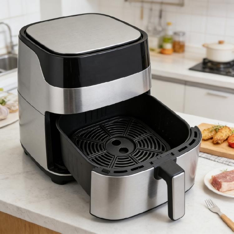 Universal Air Fryers Replacement Rack Square Air Fryers Grill Pan For Great Airflow And Consistent Cooking Results